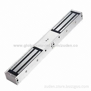 Double-door Magnetic Lock with Time Delay, 280kg Holding Force and 12/24V DC Dual-voltage